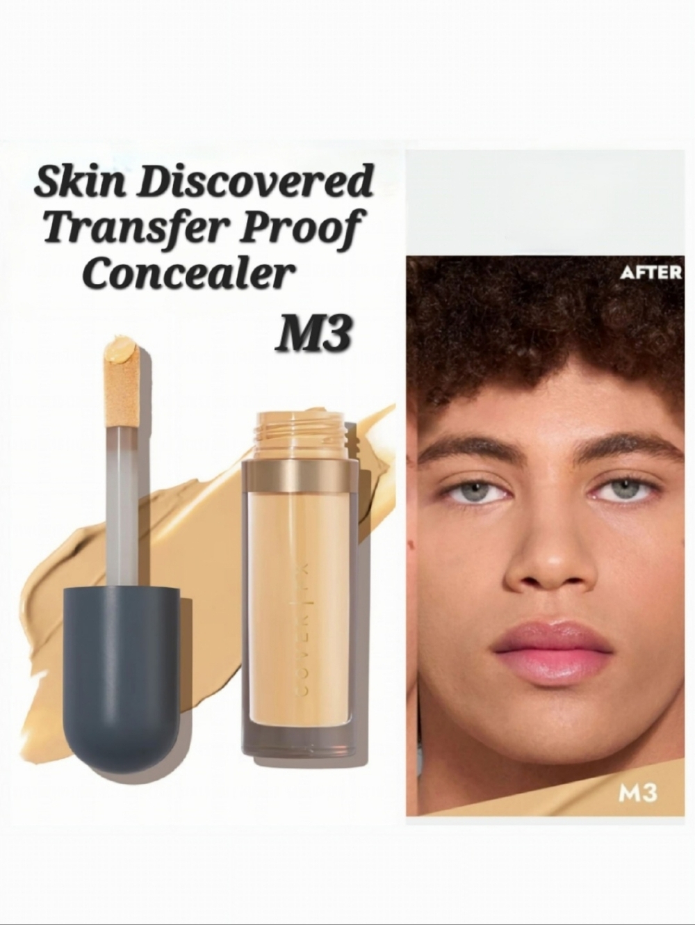 🌺Cover FX M3 Skin Discovered Longwear Concealer Transfer Proof Full Coverage